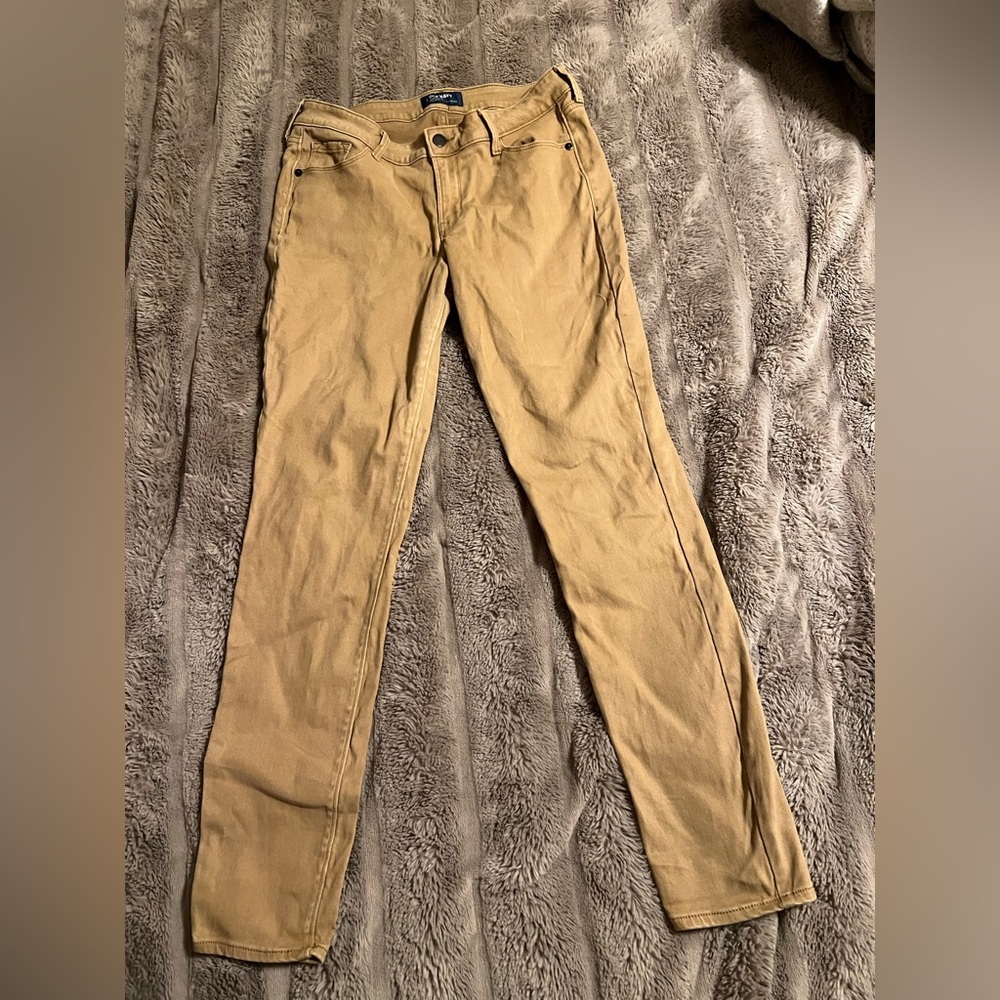 Old Navy Camel Rockstar Jeans
